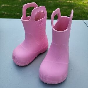 Kids Pink Rain Boots - Outdoor Adventure